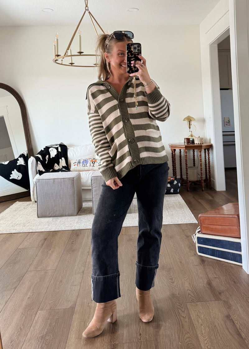 Parker Stripe Cardi