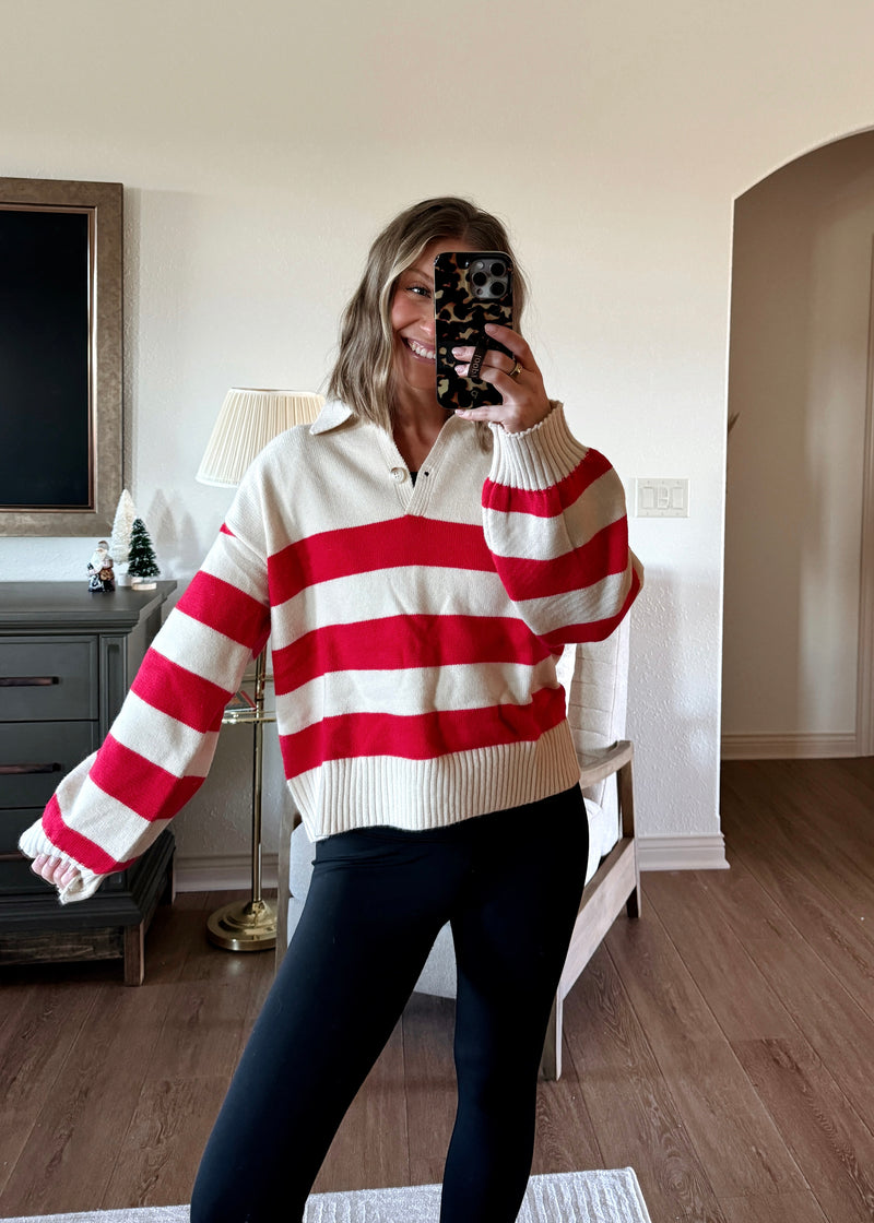 Candy Cane Lane Sweater