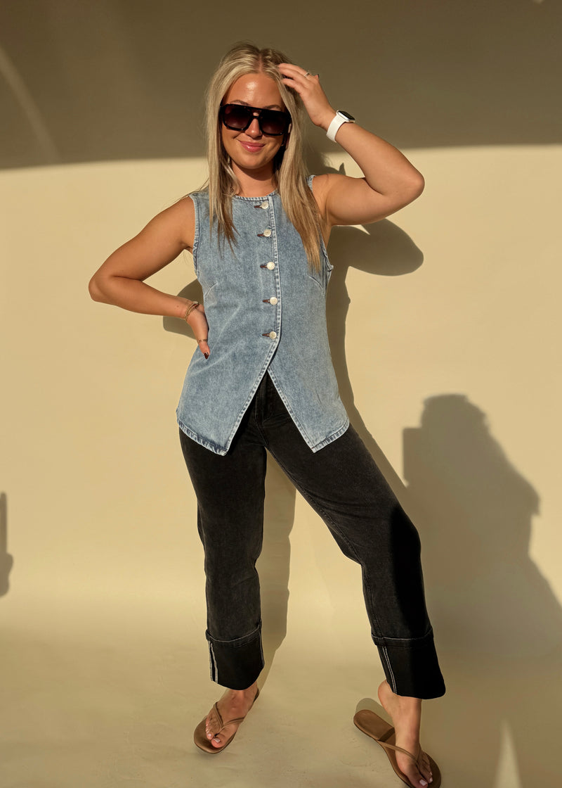 Fort Worth Denim Tank