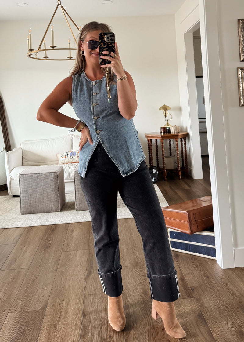 Fort Worth Denim Tank