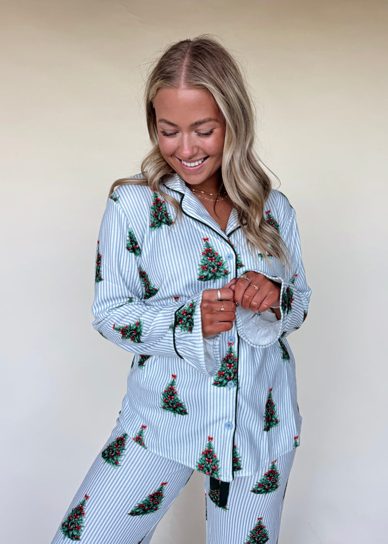 Pinstripe & Pines Jammies