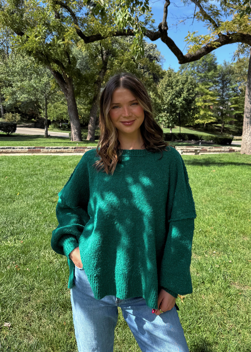 Eva Sweater- Forest Green