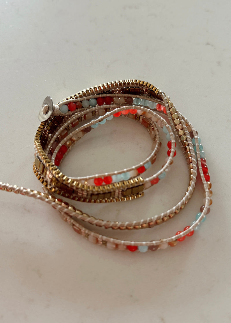 Scottie Stone Wrap Bracelet