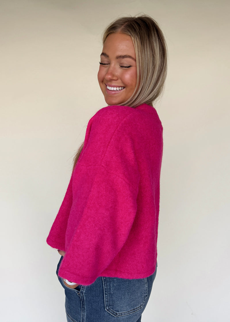 Festive Pink Sweater