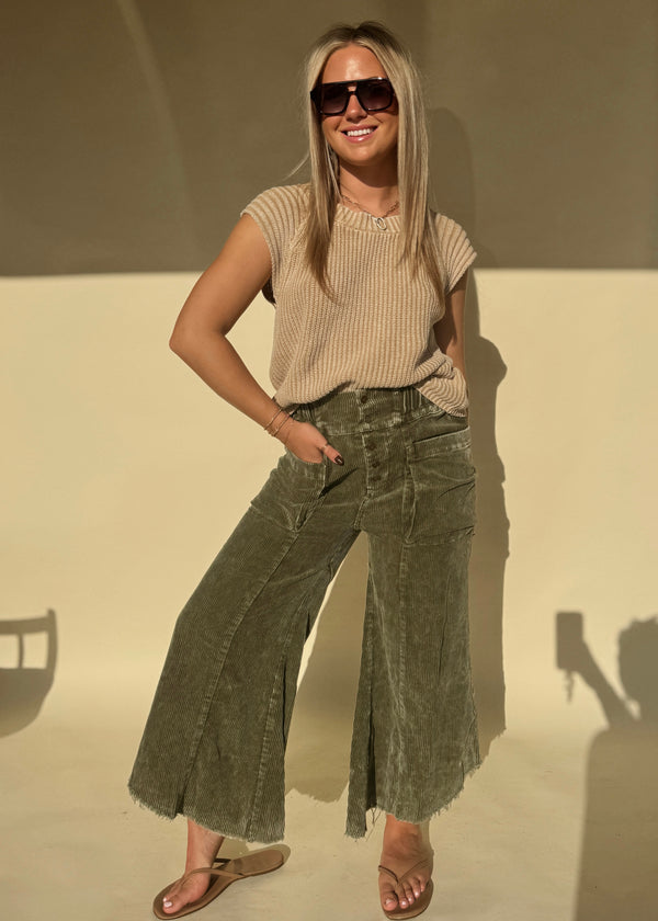 Girls of Fall Corduroy Pants