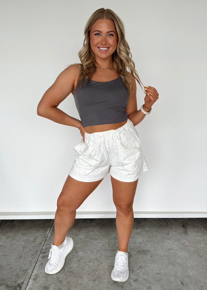 Best Boyfriend Sweat Shorts- Heathered