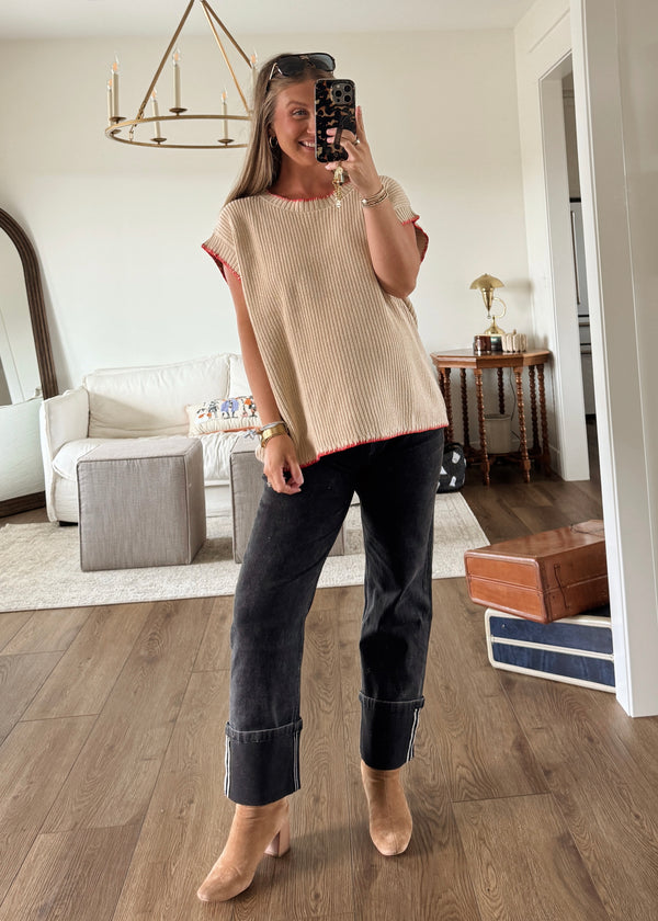 Apple Crisp Sweater Top