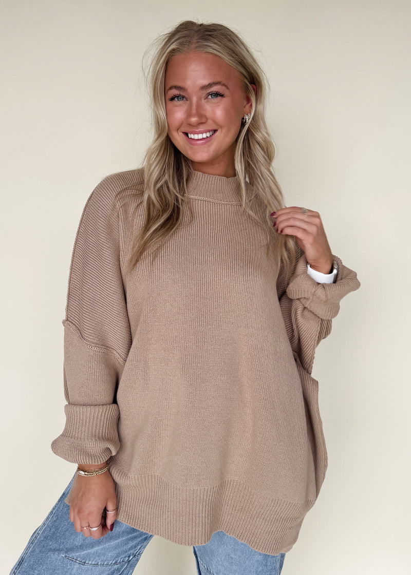 Livvy Sweater-Tan