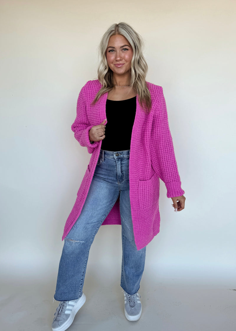 In Winter We Wear Pink Cardi