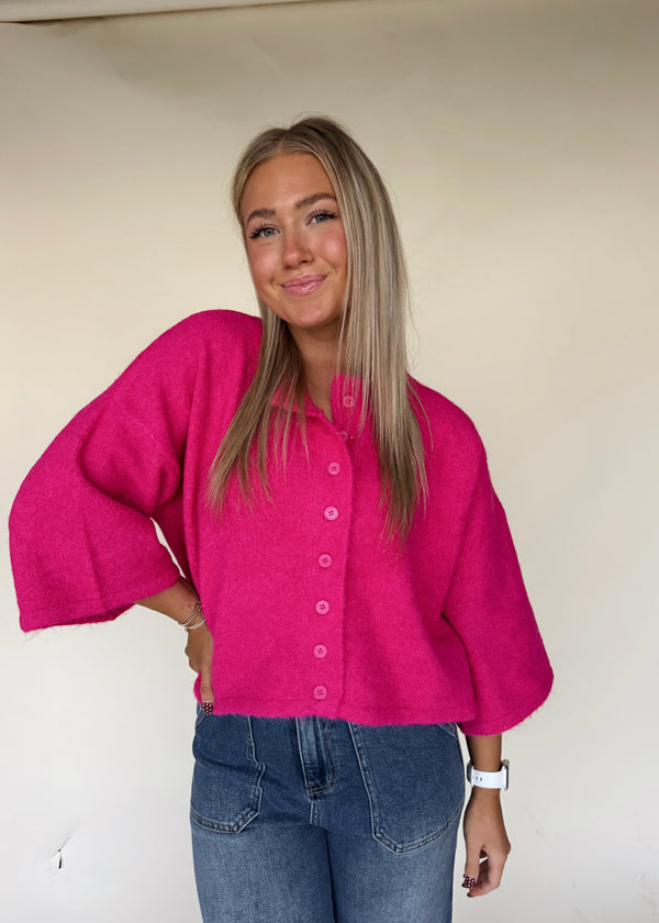 Festive Pink Sweater