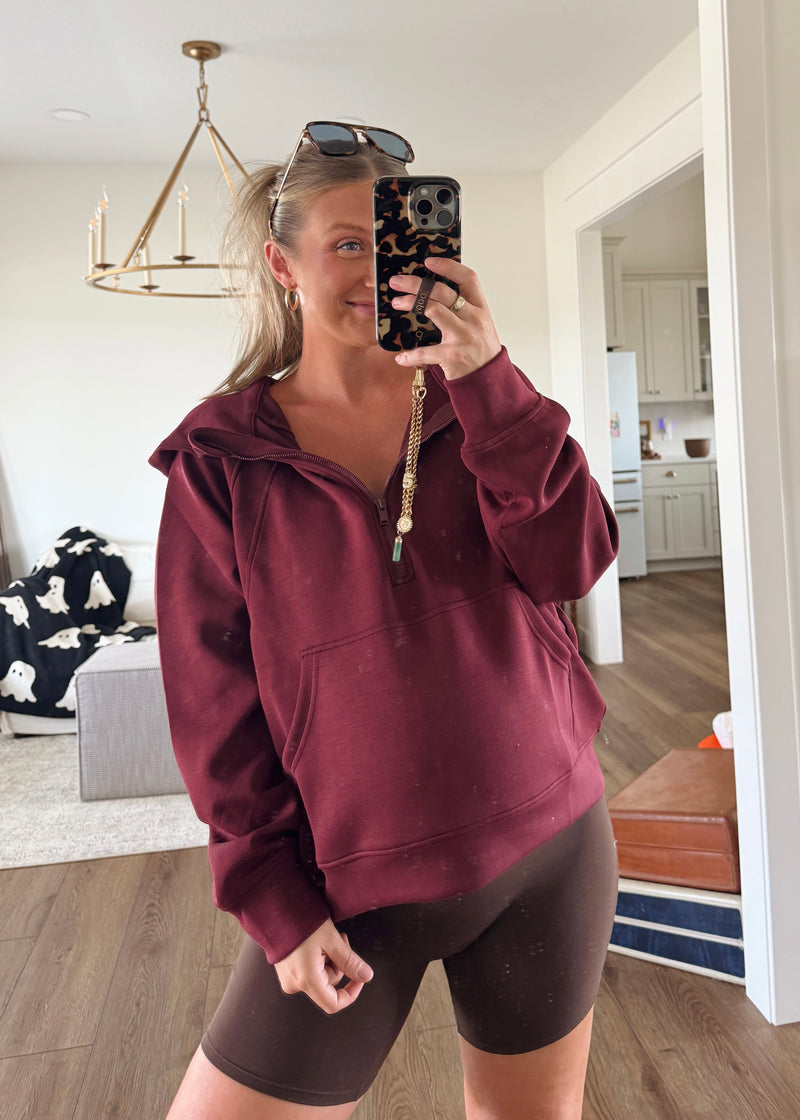 Cloud Pullover- Wine