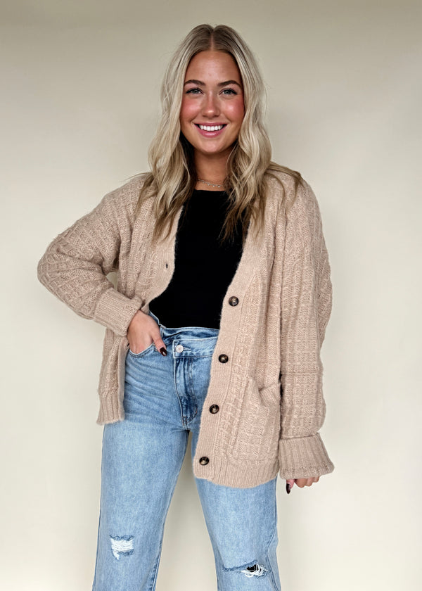 London Button Cardi