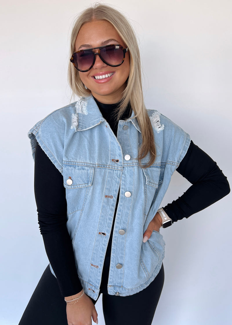 Trend Alert Denim Vest