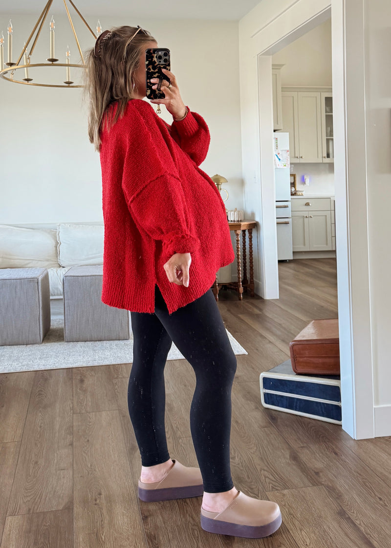Eva Sweater- Red