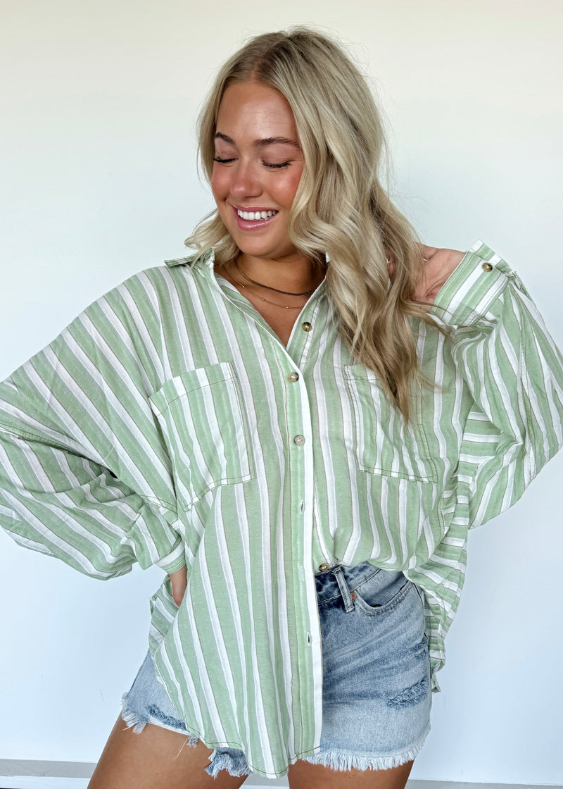 Saige Button Blouse