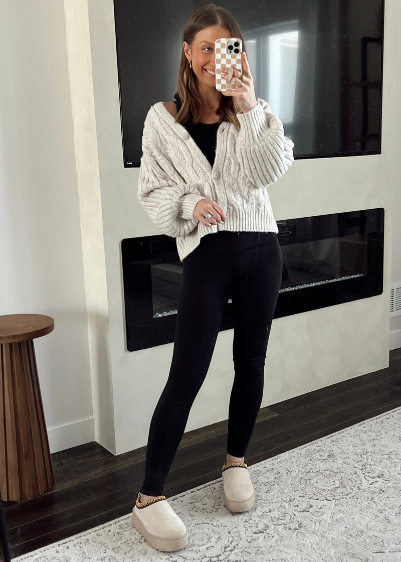 Ivory Cable Cardi