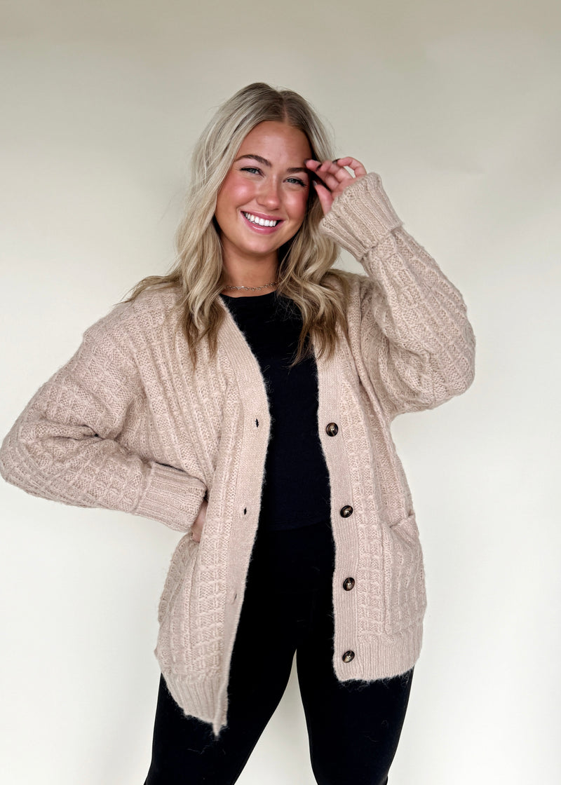 London Button Cardi