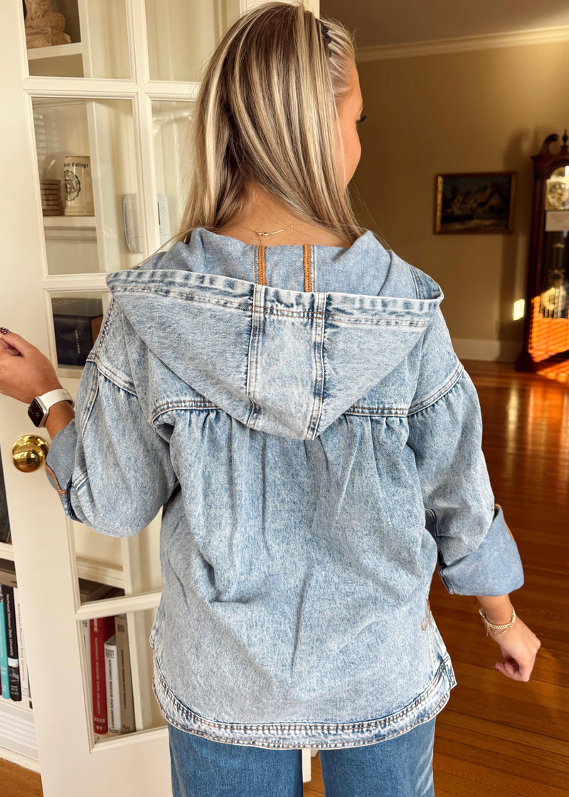 Beckham Denim Hoodie