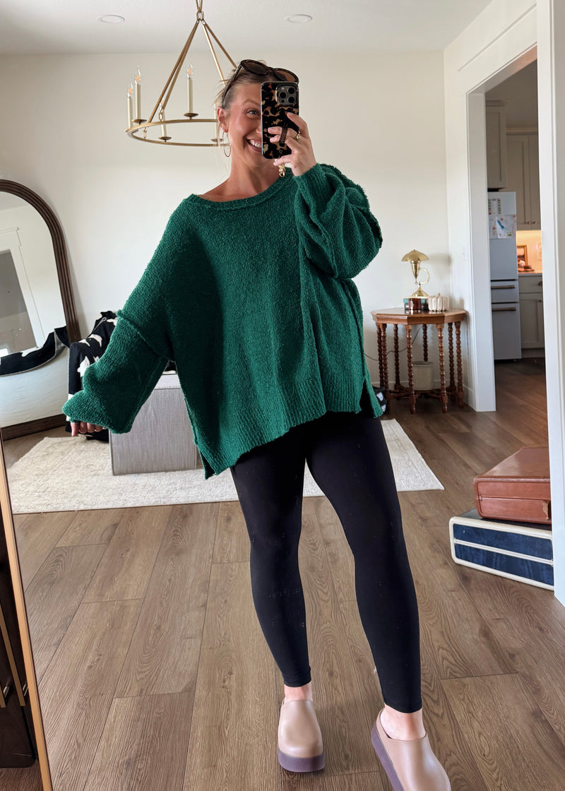 Eva Sweater- Forest Green