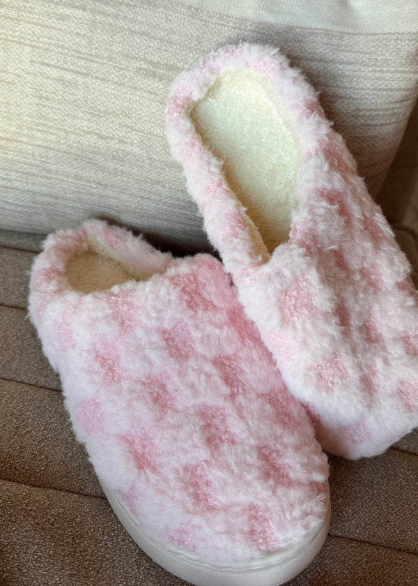 Cozy in Pink Slippers