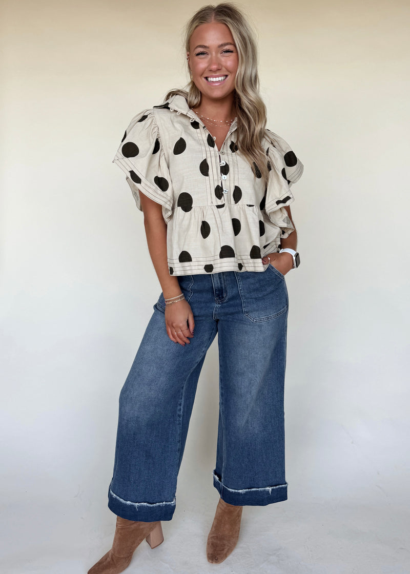 Penny Polka Dot Blouse
