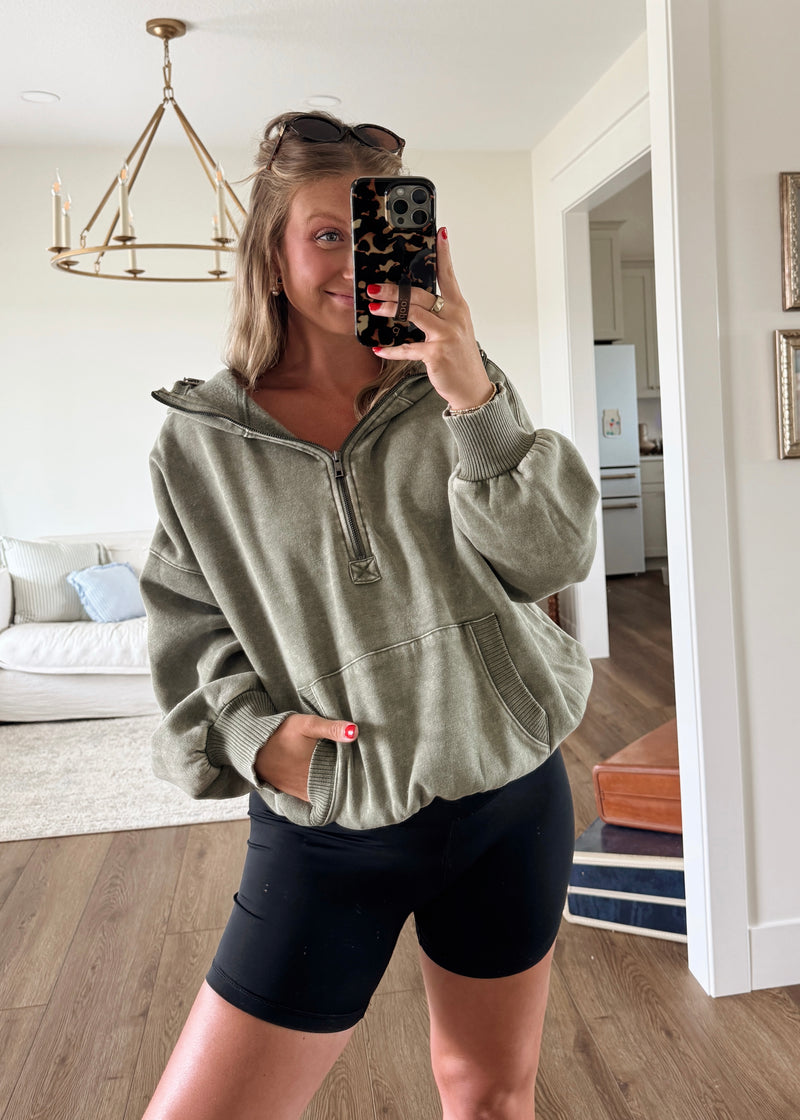 Drew Hoodie-Olive