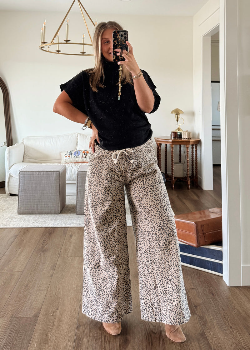 Spotted in Leopard Pants
