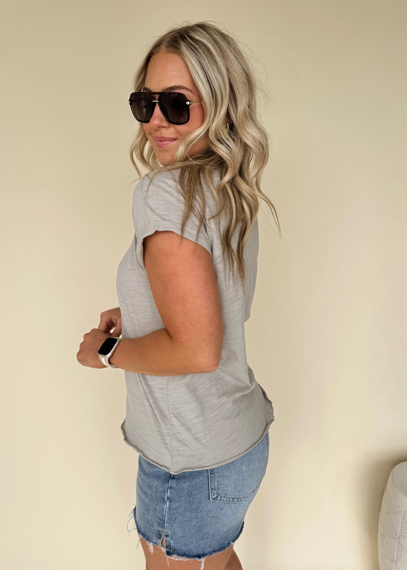 Quinn Tee- Grey