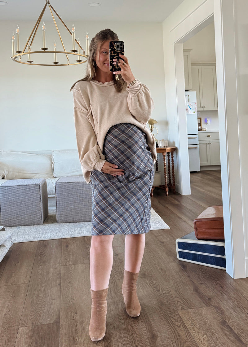 Emily Plaid Skirt