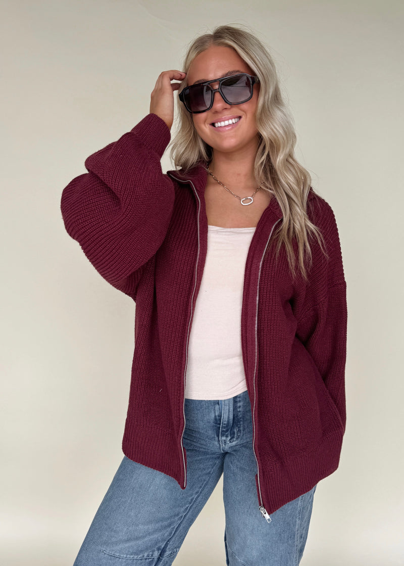 Kit Knit Zip Sweater