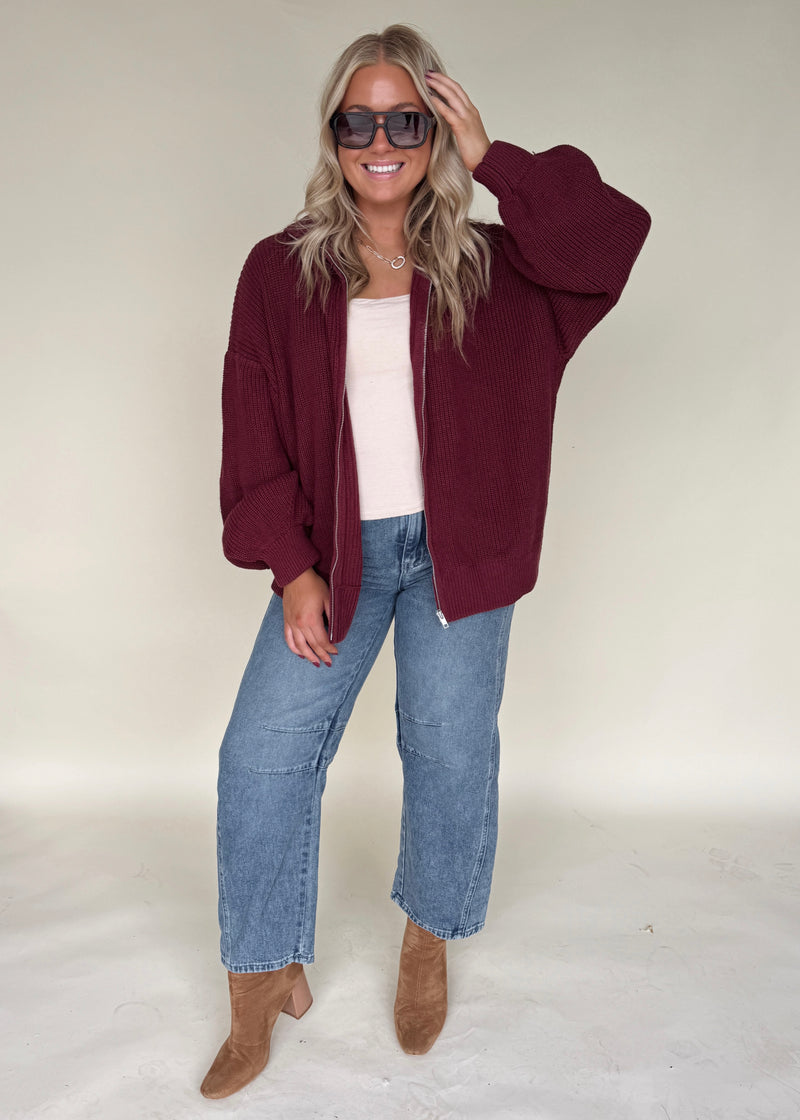 Kit Knit Zip Sweater