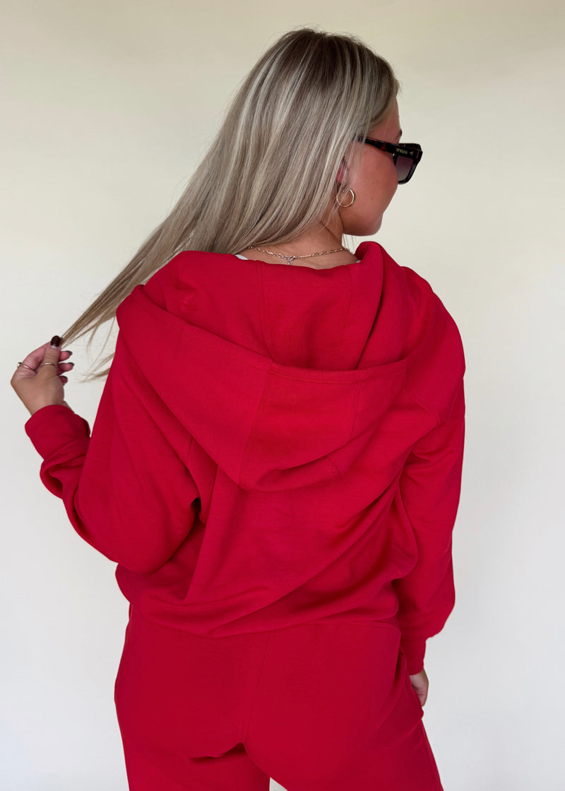 Cloud Pullover- Cherry Red