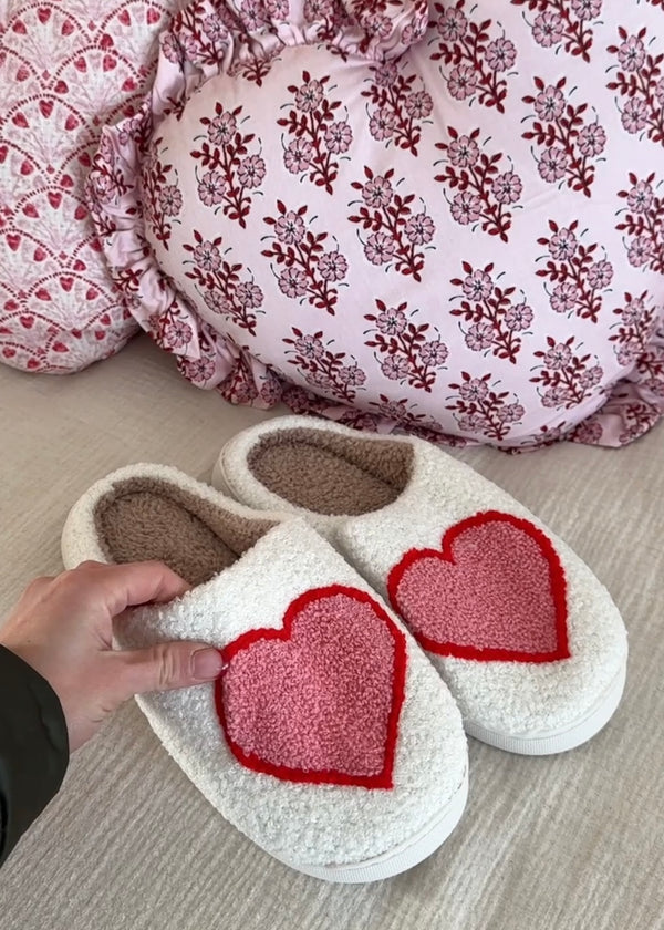 Heart Slippers