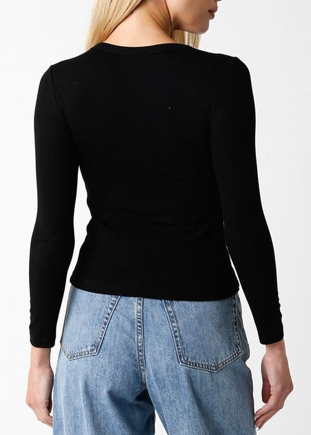 Ultimate Ribbed Basic- Black