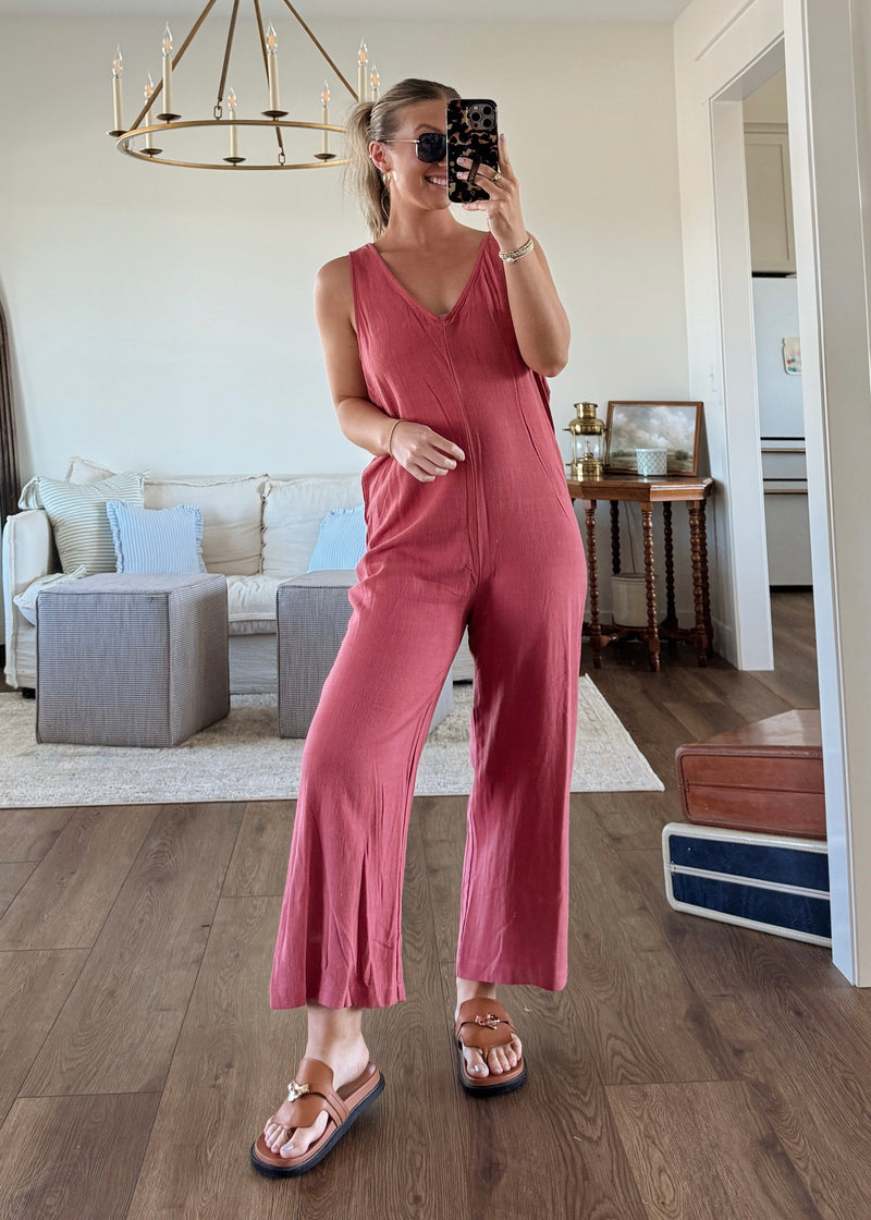 Cora Linen Jumpsuit
