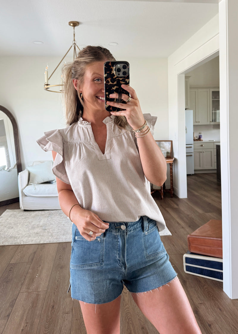 Cove Ruffle Blouse