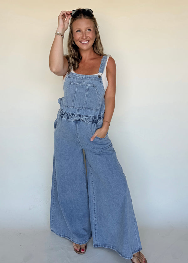 Faith Denim Jumpsuit