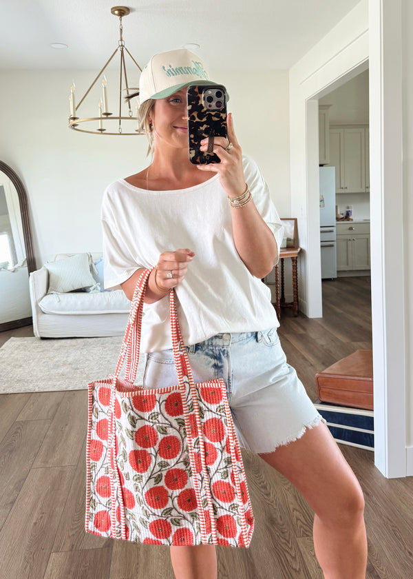 Poppy Tote Bag