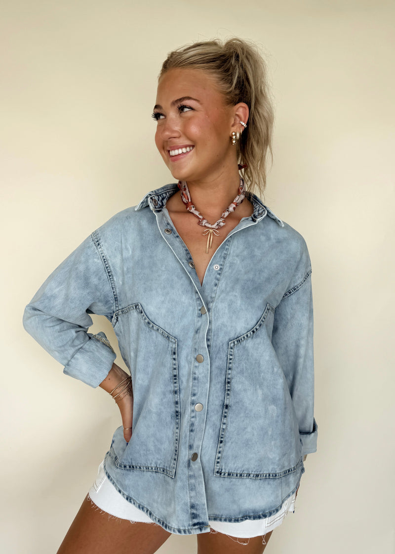 Willow Washed Shacket
