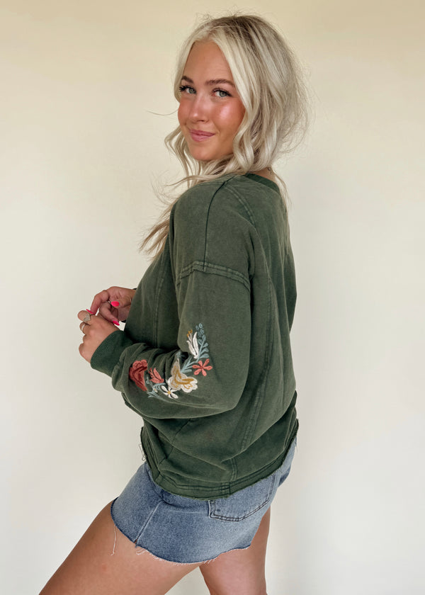Emery Embroidered Sweatshirt