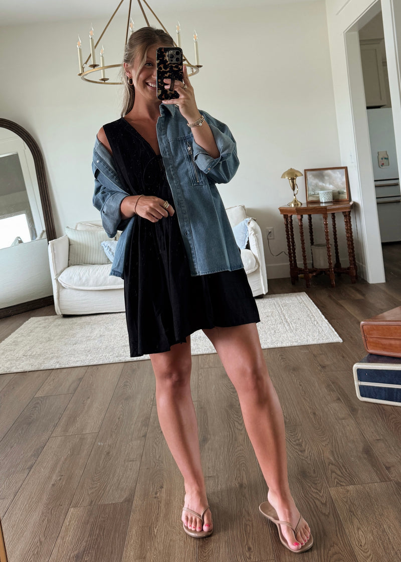 Zara Denim Shirt Jacket
