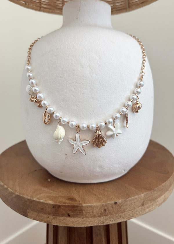 Pearl Charm Necklace
