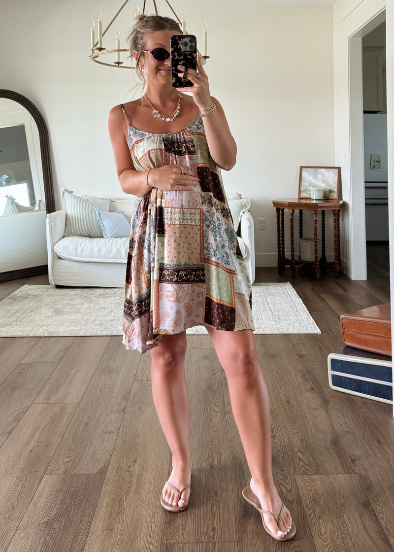 Paisley Patchwork Dress