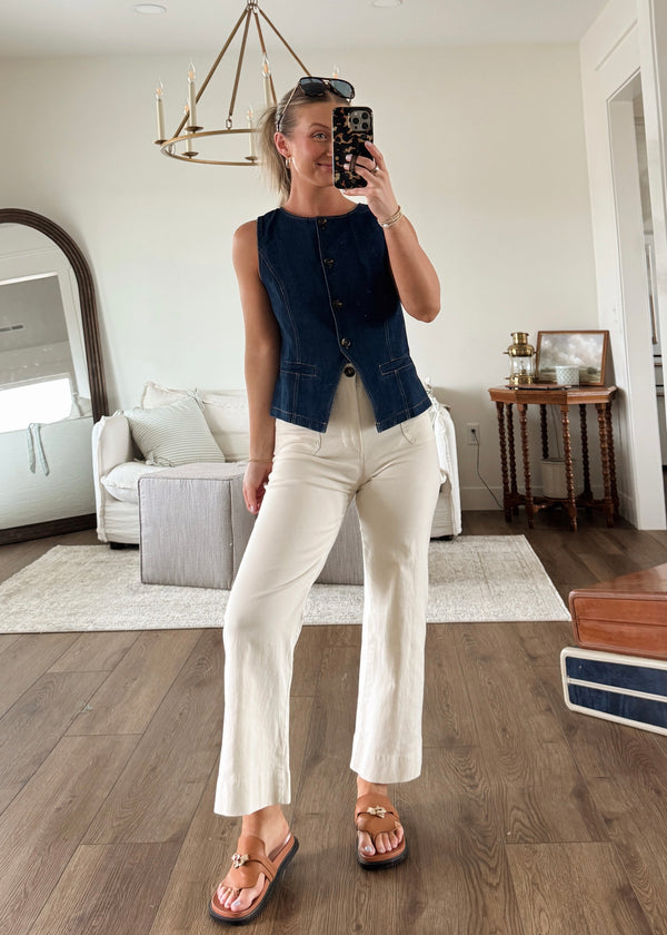 Ivory Bloom Jeans