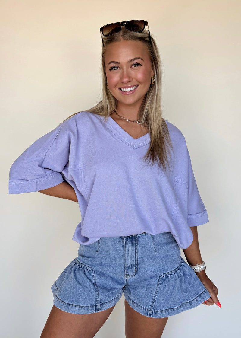 Leah Lavender Pullover