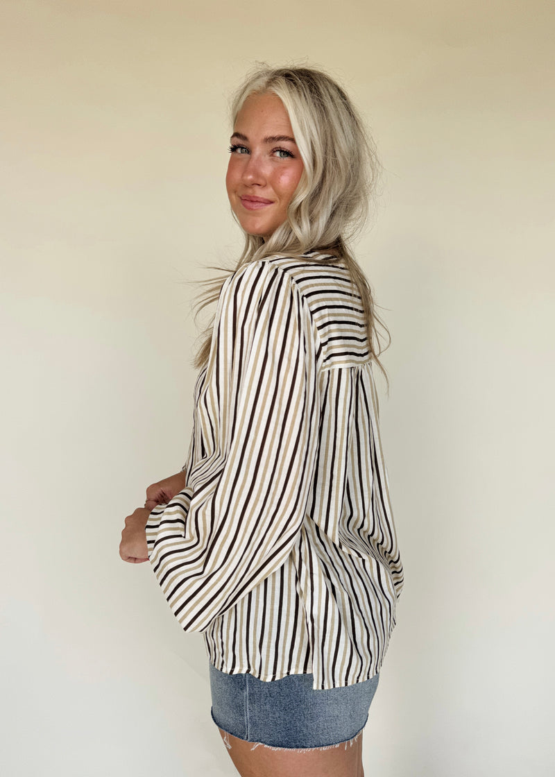 Kenna Striped Blouse