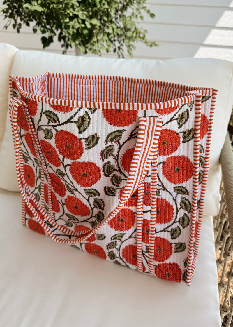 Poppy Tote Bag
