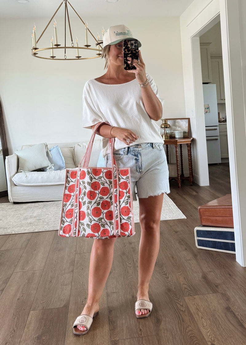 Poppy Tote Bag