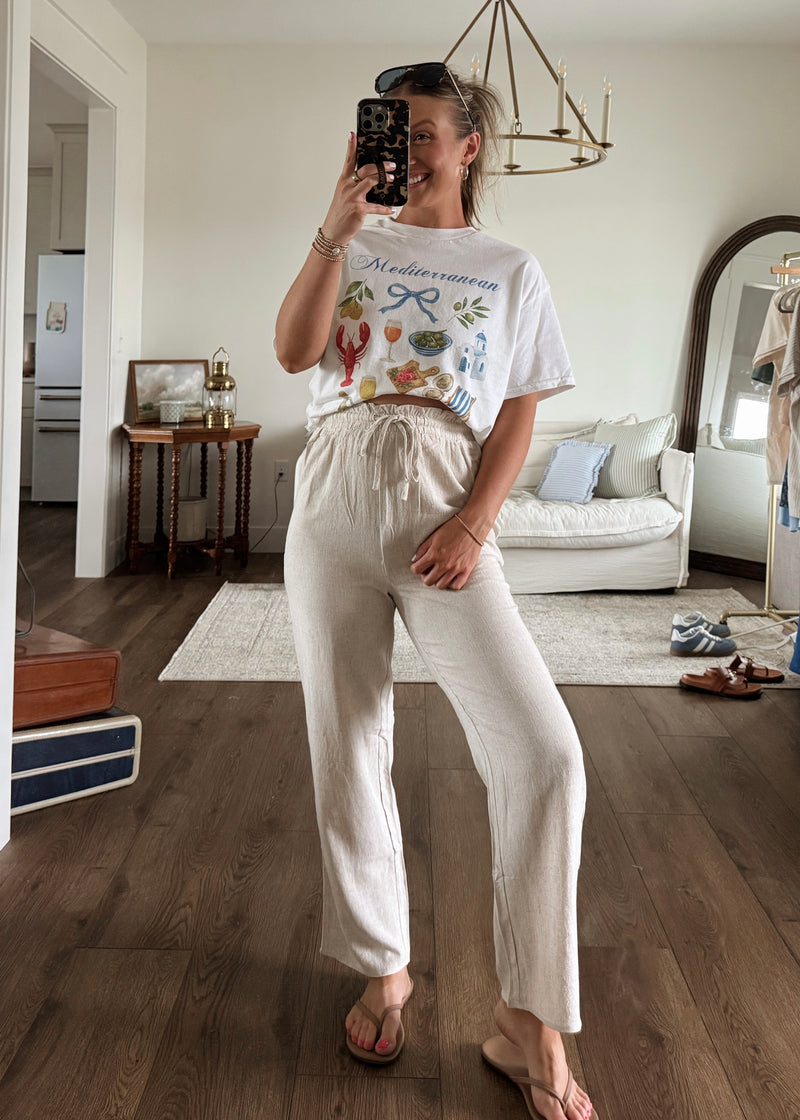 Mediteranen Summer Graphic Tee
