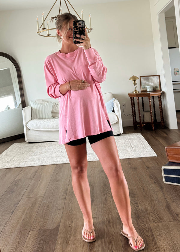Summer Nights Top- Pink